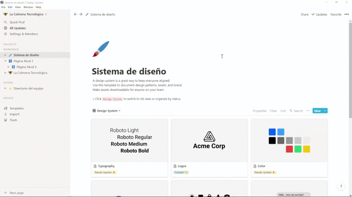 Compartir en la web