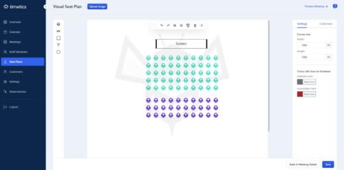 Timetics - Seat Maps