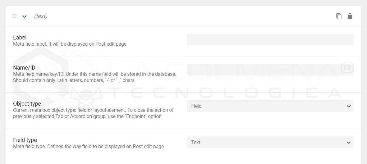 Konfiguration eines Meta-Feldes im JetEngine Post Type