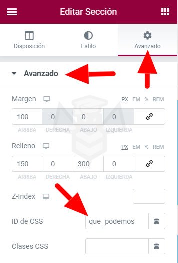 Définir un ID unique dans Elementor