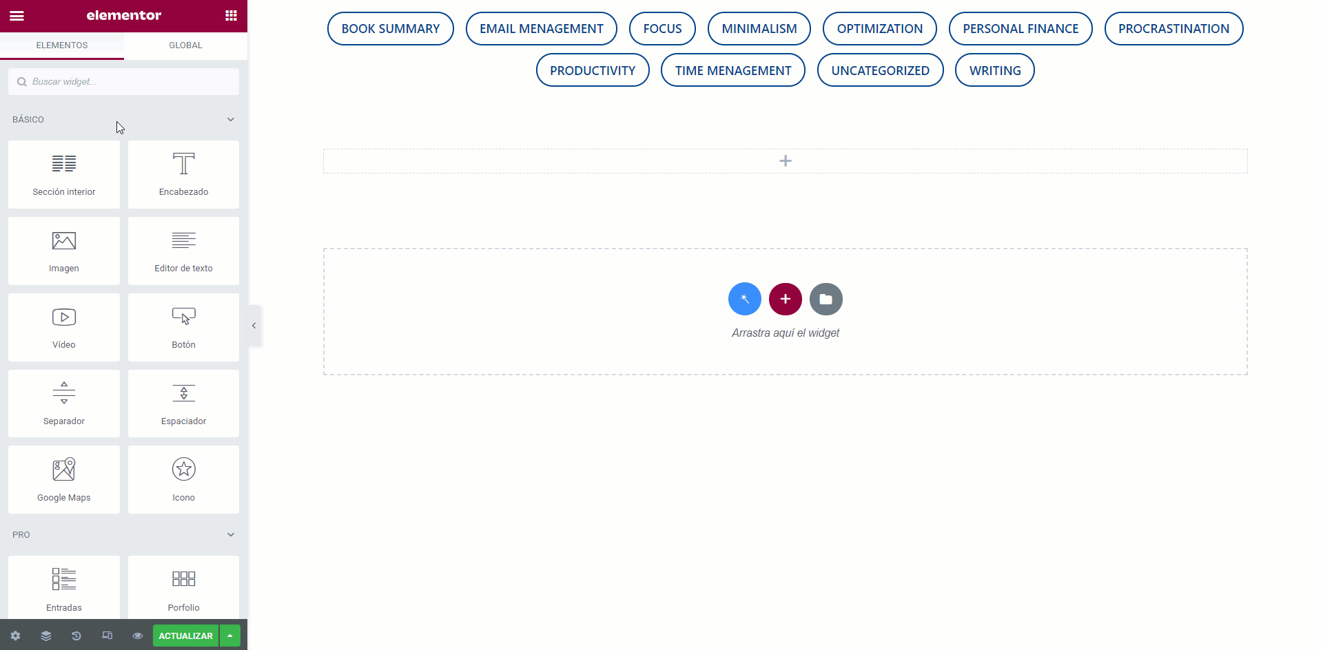 Introduzione a CSS personalizzato di Elementor