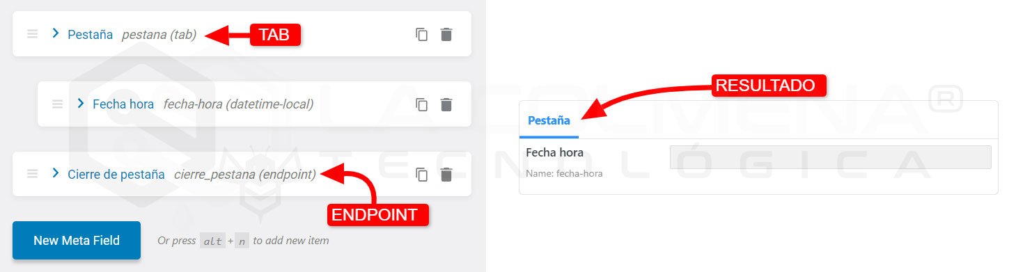 Tab und Endpoint im JetEngine Post Type