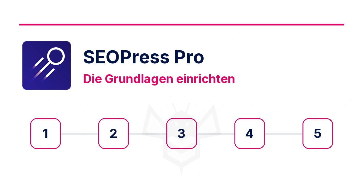 SEOPress Pro: Einrichtung in fünf Schritten.